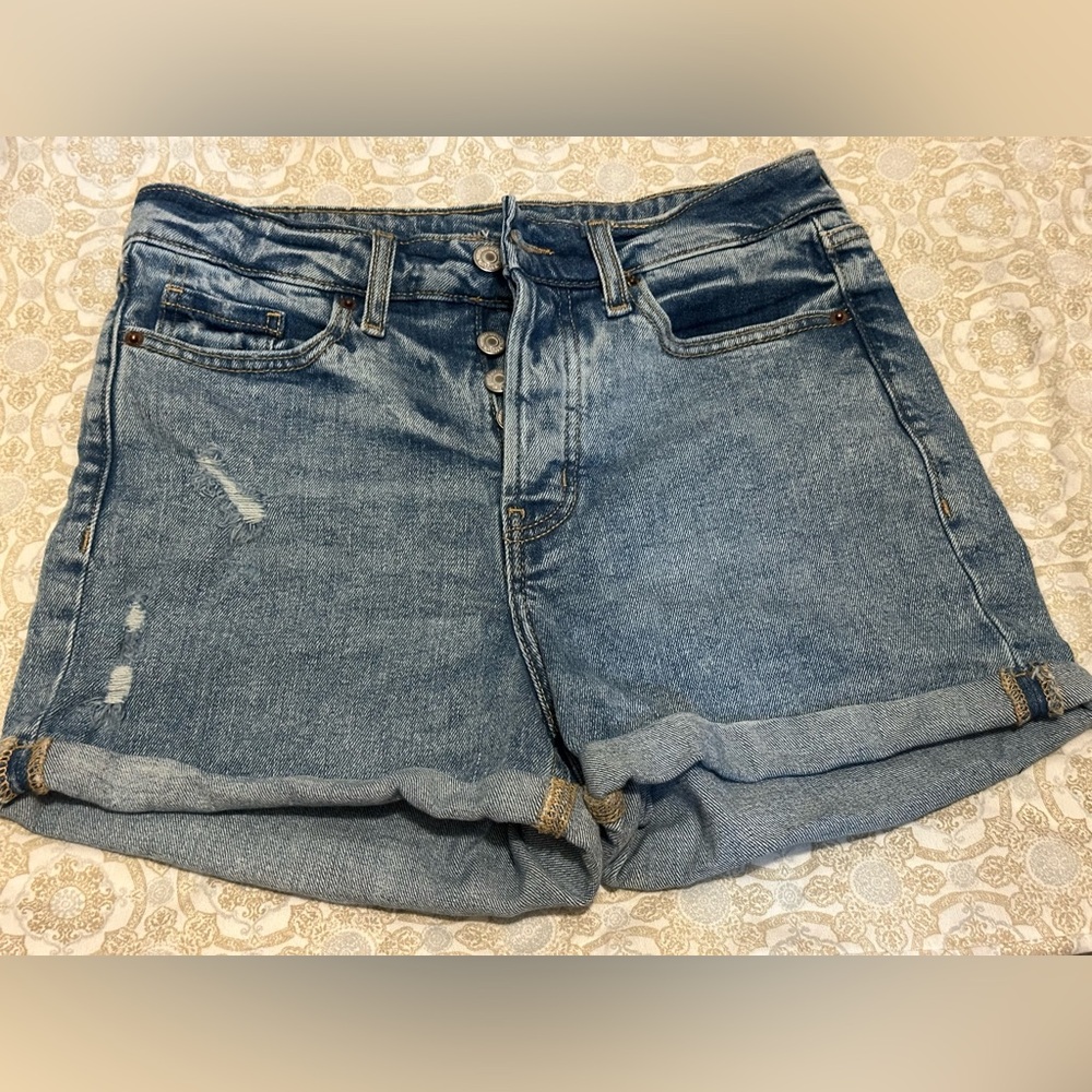 Old Navy Blue Denim Shorts A